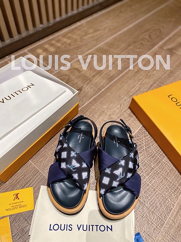 LV couple with thick bottom slippers 35-45-82881139